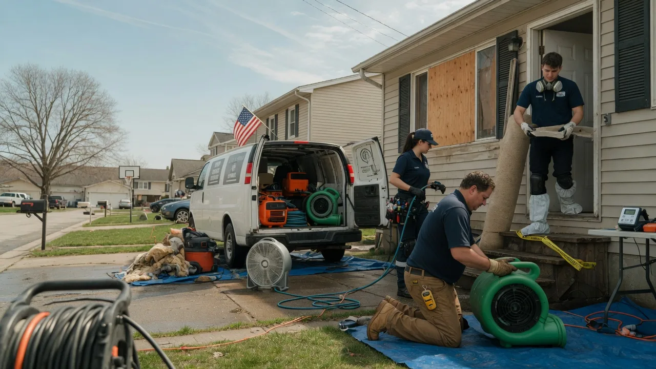 Water Damage Restoration in Lueders, TX near me